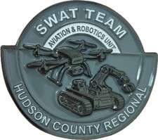 UAS Drone Challenge Coin - Hudson County SWAT Aviation & Robotics Unit Coin picture