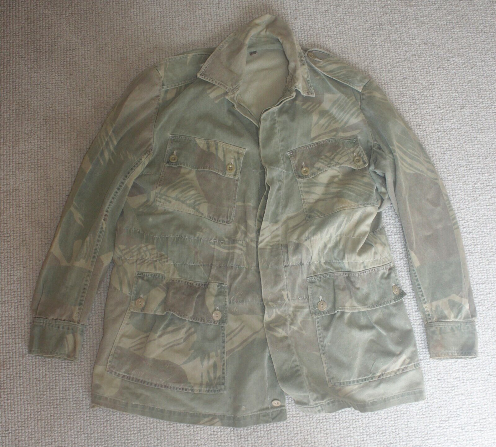 Original Rhodesian Camo Camouflage Jacket Size Large for Sale ...
